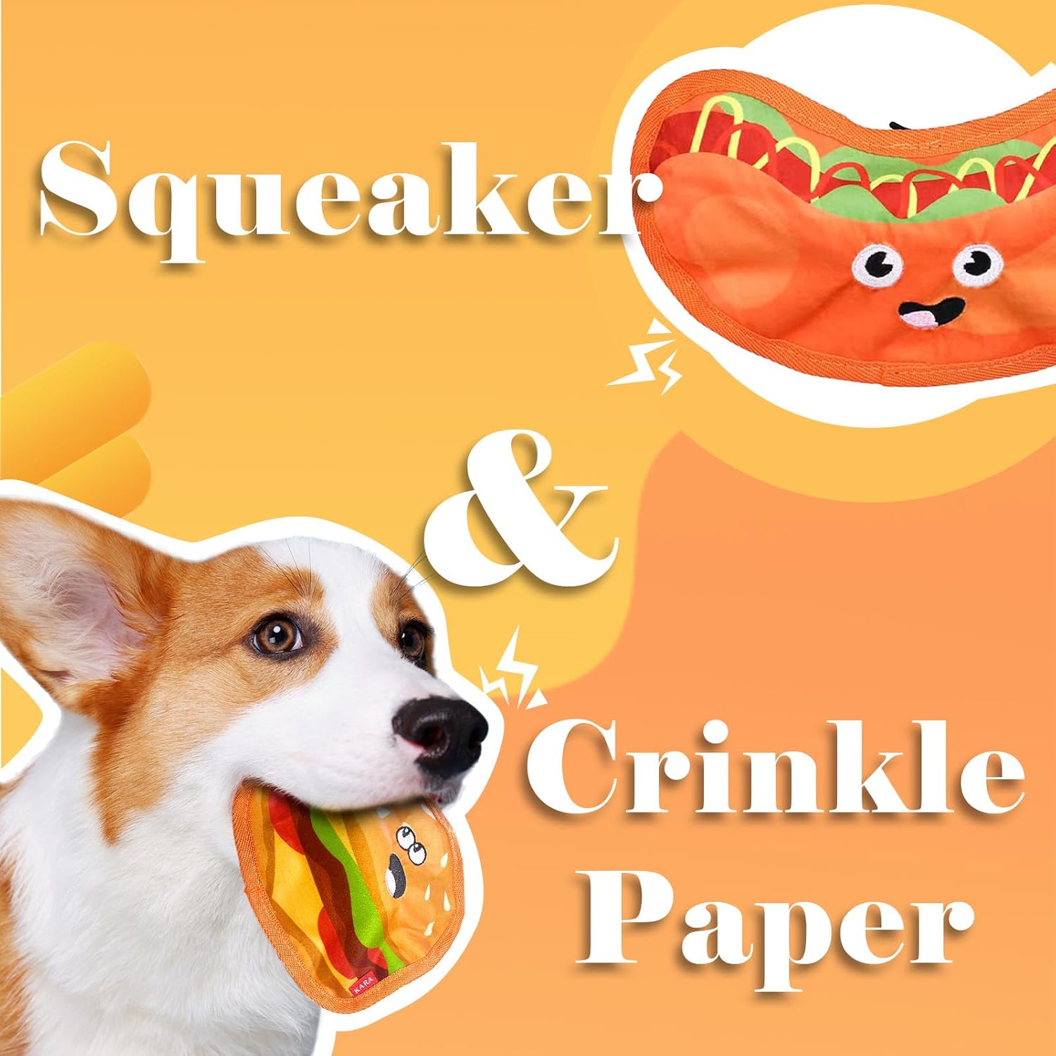 Crinkle Dog Toys